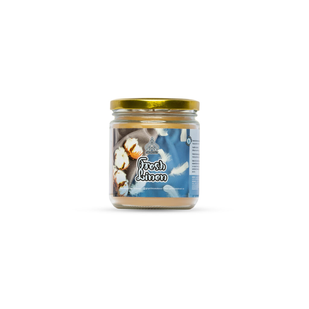 Smoke Out Candles Fresh Linen 13 oz candle